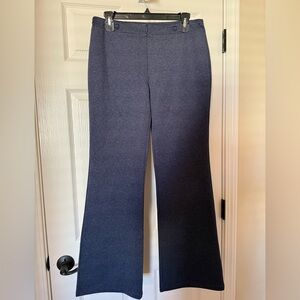 Express Navy Blue Front Zipper Boot Cut Dress Pants